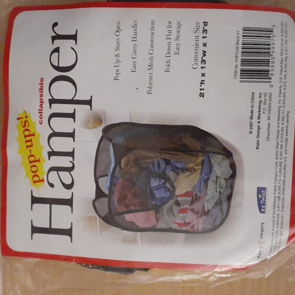 Collapsible Mesh Hamper - Picture 1 of 2